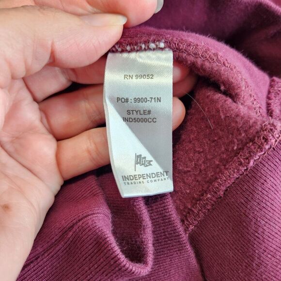 Adele Sweatshirt Womens M Purple Rolling In The Deep Fleece Heavyweight Pullover - Picture 8 of 13